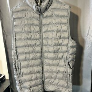 Men's Gray Puffer Vest